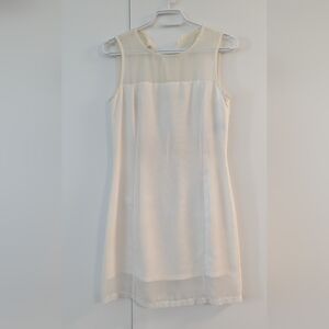 Benetton Cream Mini Dress